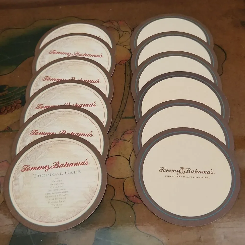 Tommy Bahama Bar Drink Coasters Lot of 12